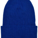Recycled Yarn Ribbed Knit Beanie