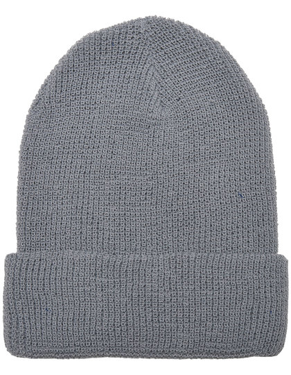 Recycled Yarn Waffle Knit Beanie