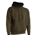 Zipped Hooded Sweater
