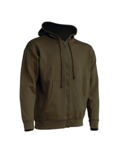 Zipped Hooded Sweater