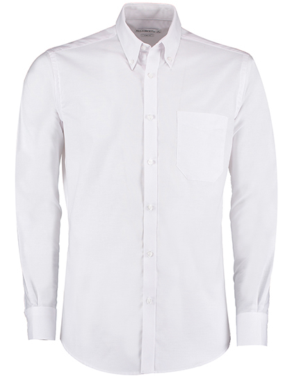 Men`s Slim Fit Workwear Oxford Shirt Long Sleeve