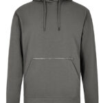 Regular Fit Pique Hoodie with Zipped Pocket
