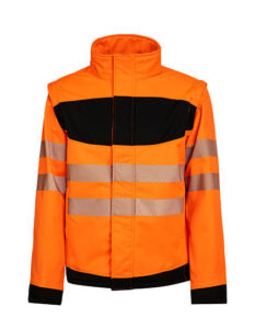 EOS Hi-Vis Workwear Softshell Jacket With Printing Area