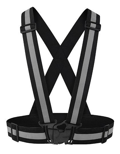 Elastic Hi-Vis Body Belt Prague - Black