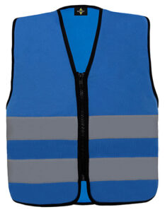 Kids´ Hi-Vis Safety Vest With Front Zipper Aalborg