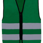 Kids´ Hi-Vis Safety Vest With Front Zipper Aalborg