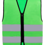 Kids´ Hi-Vis Safety Vest With Front Zipper Aalborg