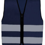 Kids´ Hi-Vis Safety Vest With Front Zipper Aalborg