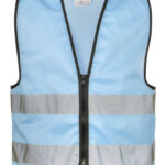 Kids´ Hi-Vis Safety Vest With Front Zipper Aalborg