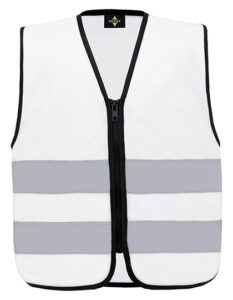 Kids´ Hi-Vis Safety Vest With Front Zipper Aalborg