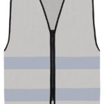 Hi-Vis Safety Vest Cologne With Front Zipper