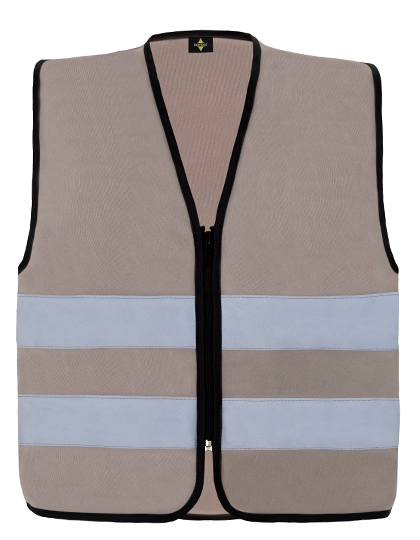 Hi-Vis Safety Vest Cologne With Front Zipper