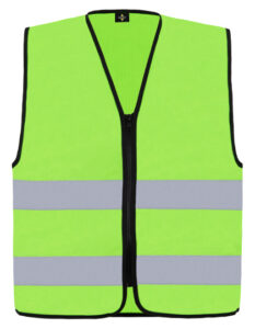 Hi-Vis Safety Vest Cologne With Front Zipper