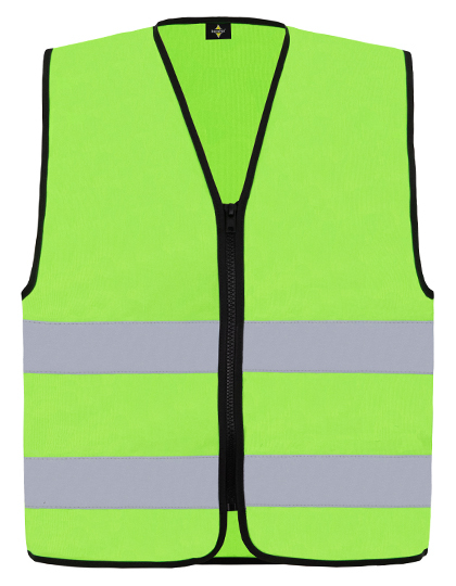 Hi-Vis Safety Vest Cologne With Front Zipper