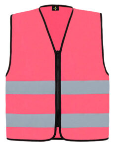 Hi-Vis Safety Vest Cologne With Front Zipper