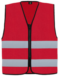 Hi-Vis Safety Vest Cologne With Front Zipper