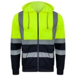 Hi-Vis Workwear Hooded Sweat-Jacket Galway