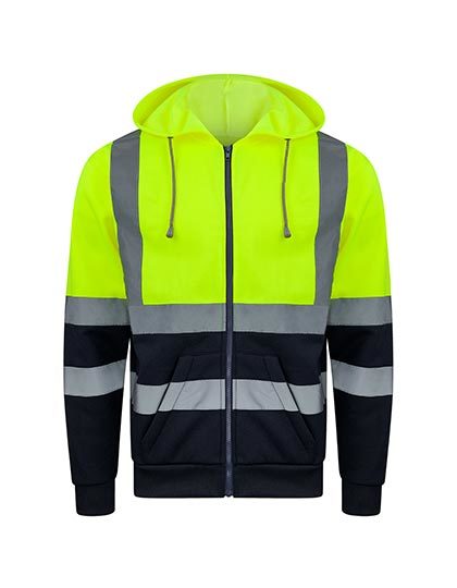 Hi-Vis Workwear Hooded Sweat-Jacket Galway