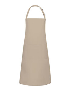 Oversized Bib Apron Basic with Buckle and Pocket