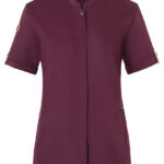 Ladies Chefs Jacket Green-Generation Short Sleeve