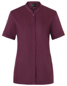 Ladies Chefs Jacket Green-Generation Short Sleeve