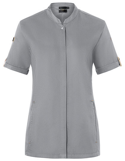 Ladies Chefs Jacket Green-Generation Short Sleeve