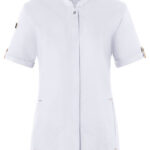 Ladies Chefs Jacket Green-Generation Short Sleeve