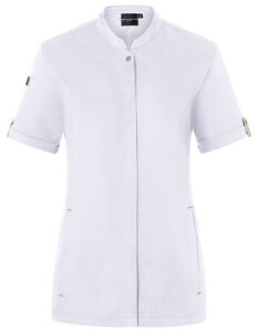 Ladies Chefs Jacket Green-Generation Short Sleeve