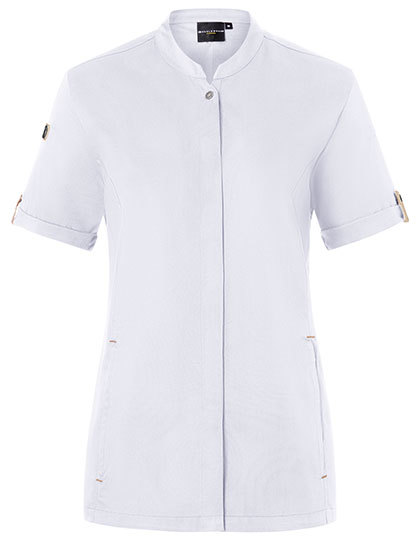 Ladies Chefs Jacket Green-Generation Short Sleeve