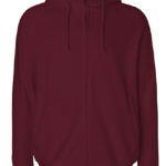 Unisex Hoodie With Hidden Zip
