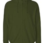 Unisex Hoodie With Hidden Zip