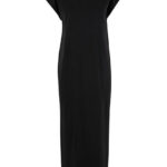Ladies Long Extended Shoulder Dress