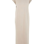 Ladies Long Extended Shoulder Dress