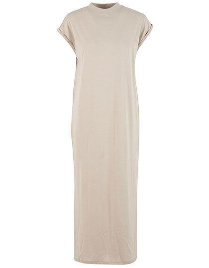 Ladies Long Extended Shoulder Dress