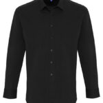 Men´s Stretch Fit Poplin Long Sleeve Cotton Shirt