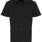 Men´s Stretch Fit Poplin Short Sleeve Cotton Shirt