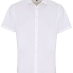 Men´s Stretch Fit Poplin Short Sleeve Cotton Shirt