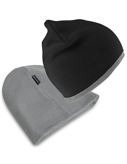 Soft Feel Cuffless Reversible Beanie