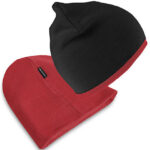 Soft Feel Cuffless Reversible Beanie