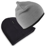 Soft Feel Cuffless Reversible Beanie