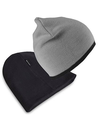 Soft Feel Cuffless Reversible Beanie