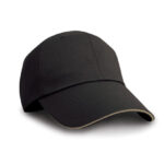 Herringbone Cap With Sandwich Peak