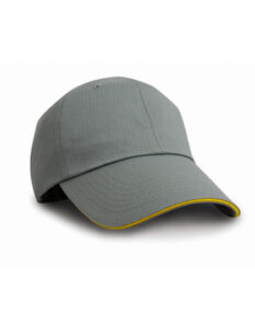 Herringbone Cap With Sandwich Peak