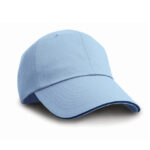Herringbone Cap With Sandwich Peak