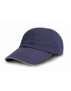 Brushed Cotton Decorators Cap With Sandwich Peak