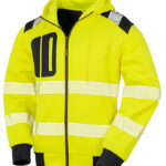 Recycled Zipped Safety Hoody