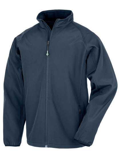 Recycled 2-Layer Printable Youth Softshell Jacket