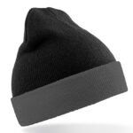 Recycled Black Compass Beanie