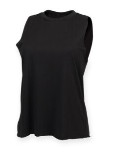 Women´s High Neck Slash Armhole Vest