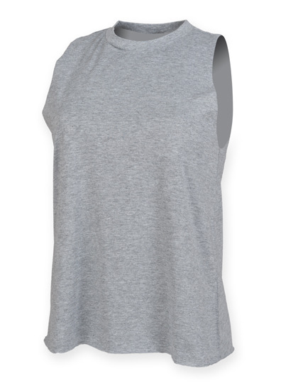 Women´s High Neck Slash Armhole Vest